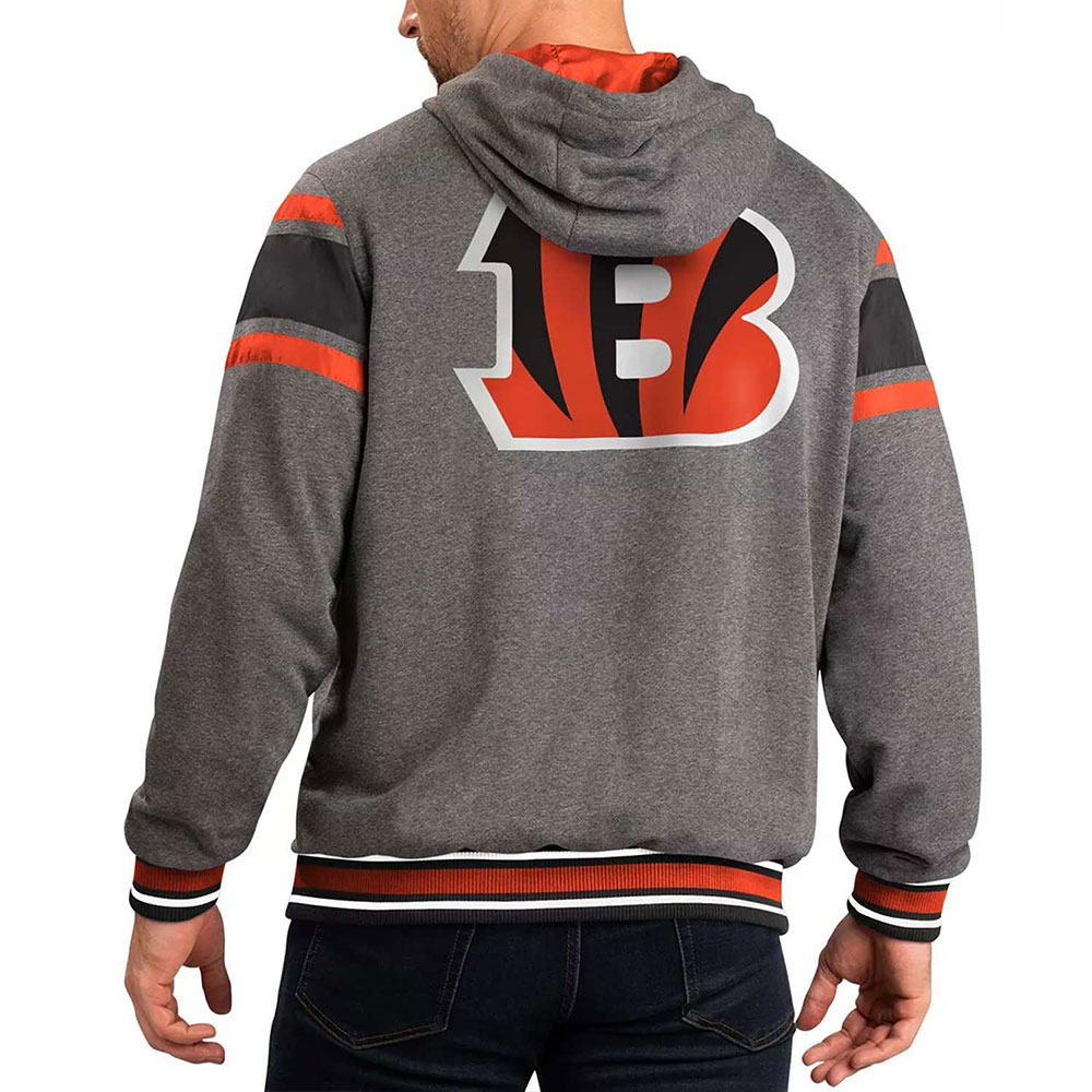 Gray Cincinnati Bengals Extreme Hoodie - Image 2