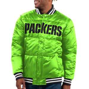 Green Bay Packers Bronx Fashion Bubble Puffer Jacket