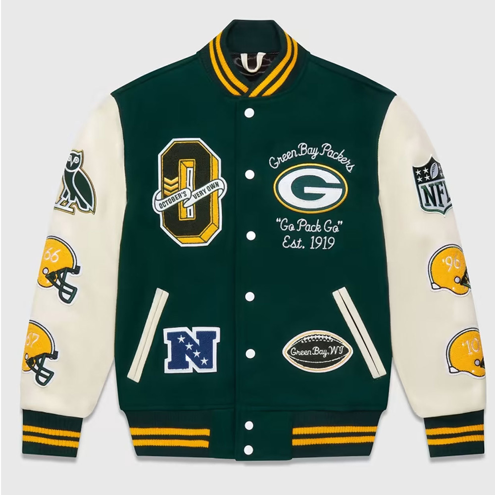 OVO Green Bay Packers Varsity Jacket