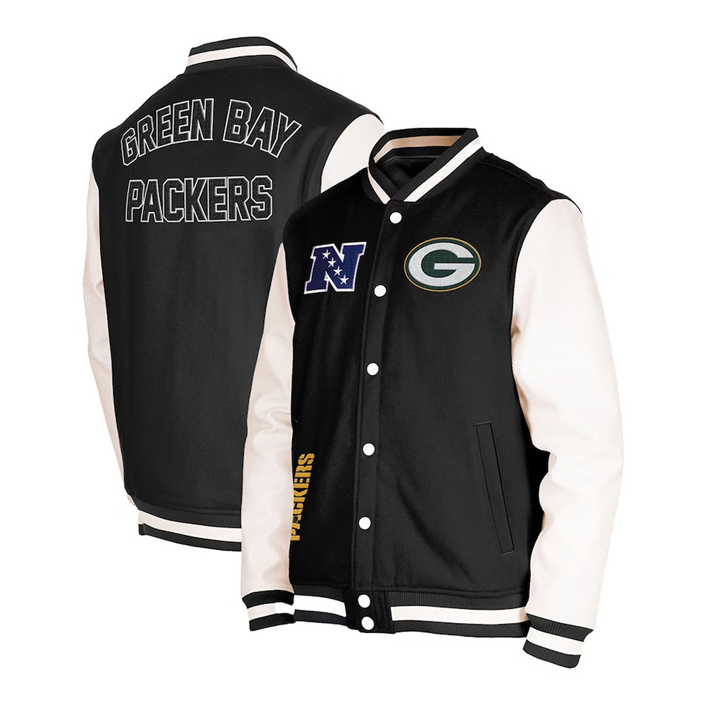 Green Bay Packers Third Down Varsity Jacket - Image 5