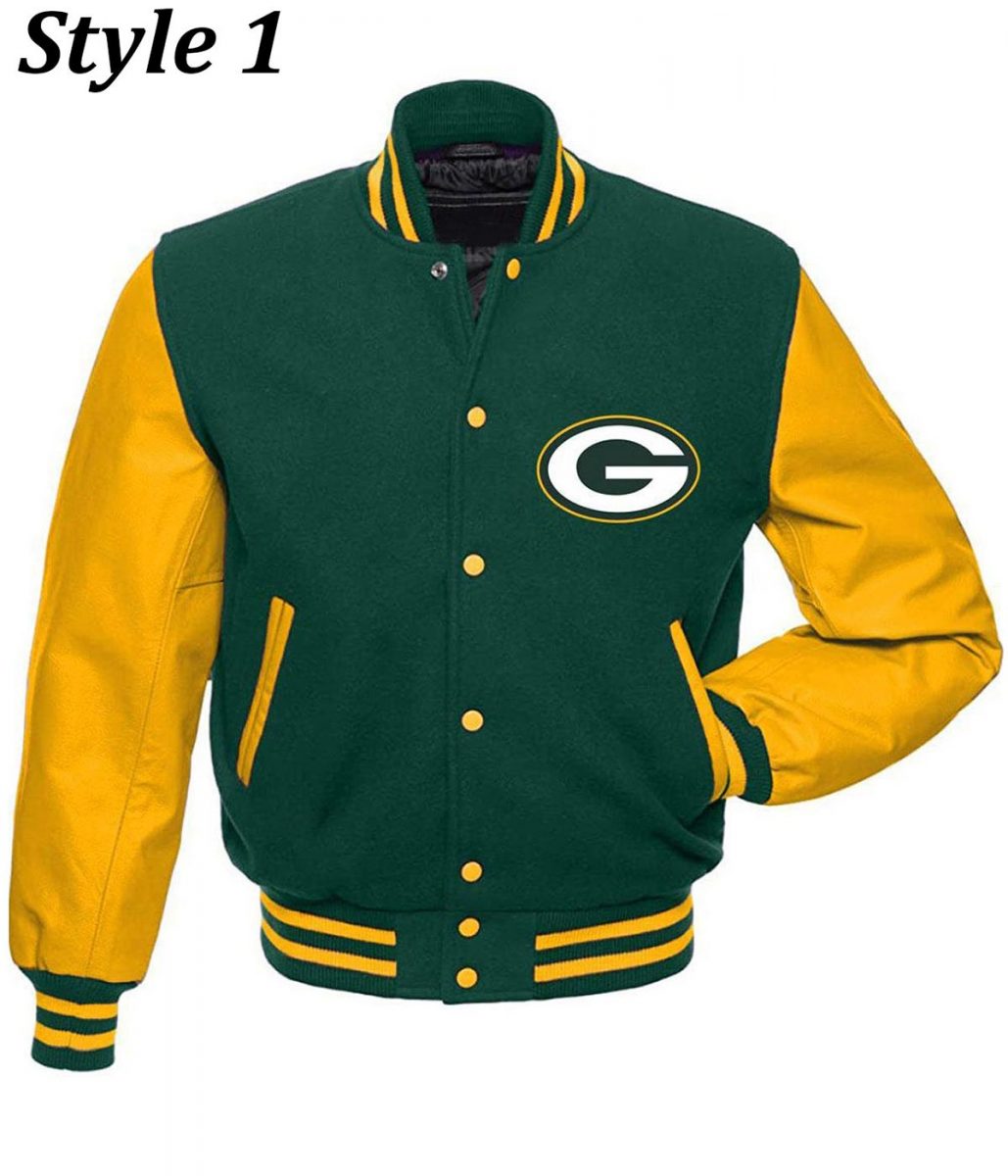 Varsity Green Bay Packers Letterman Jacket