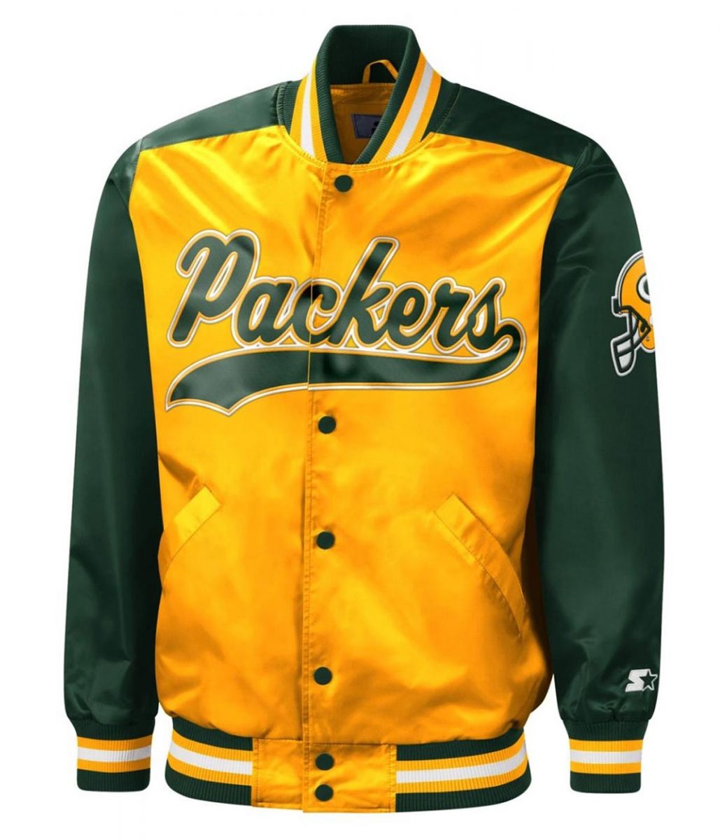 Tradition Green Bay Packers Satin Jacket