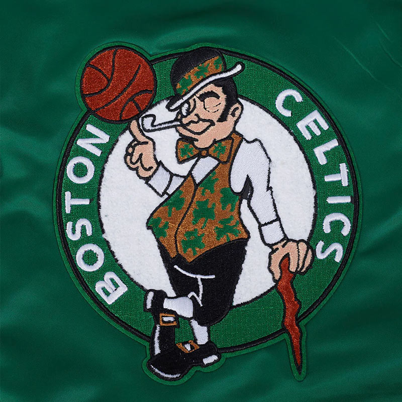 Boston Celtics Souvenir Satin Jacket - Image 11