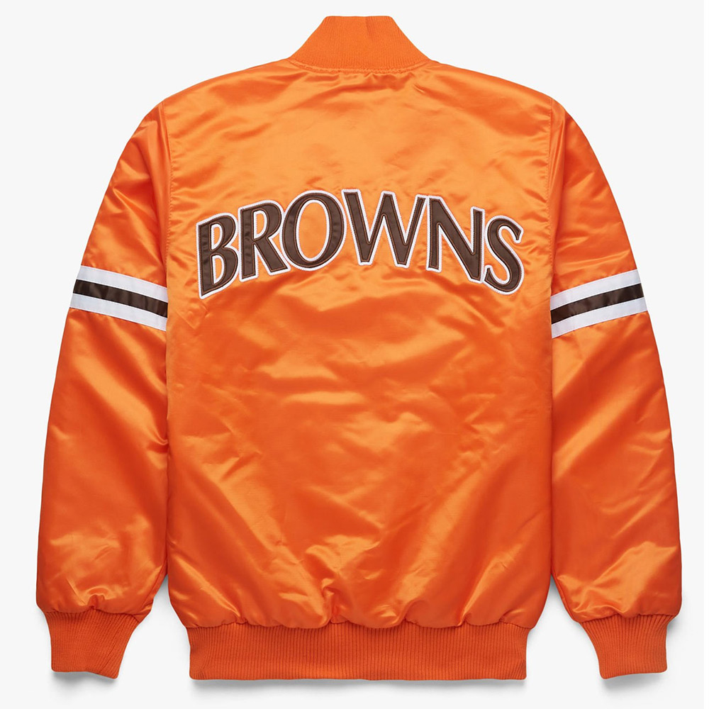 Gridiron Cleveland Browns Satin Jacket - Image 3