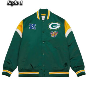 Green Bay Packers Heavyweight Satin Jacket