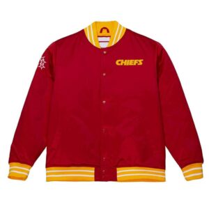 Kansas City Chiefs Heavyweight Red Satin Jacket