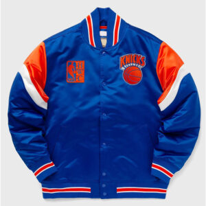NY Knicks Heavyweight Royal Satin Jacket