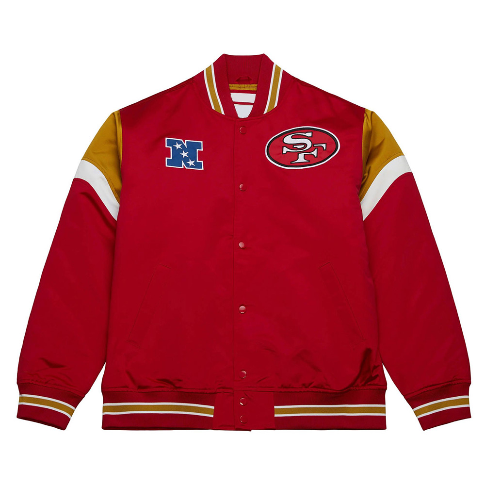 San Francisco 49ers Heavyweight Satin Jacket