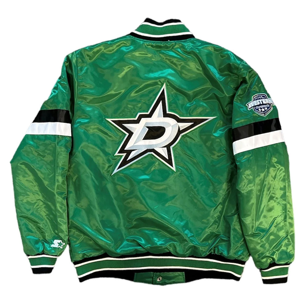 Home Game Dallas Stars Green Jacket - Image 2