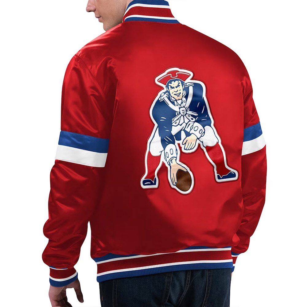 Home Game New England Patriots Red Jacket - Image 2