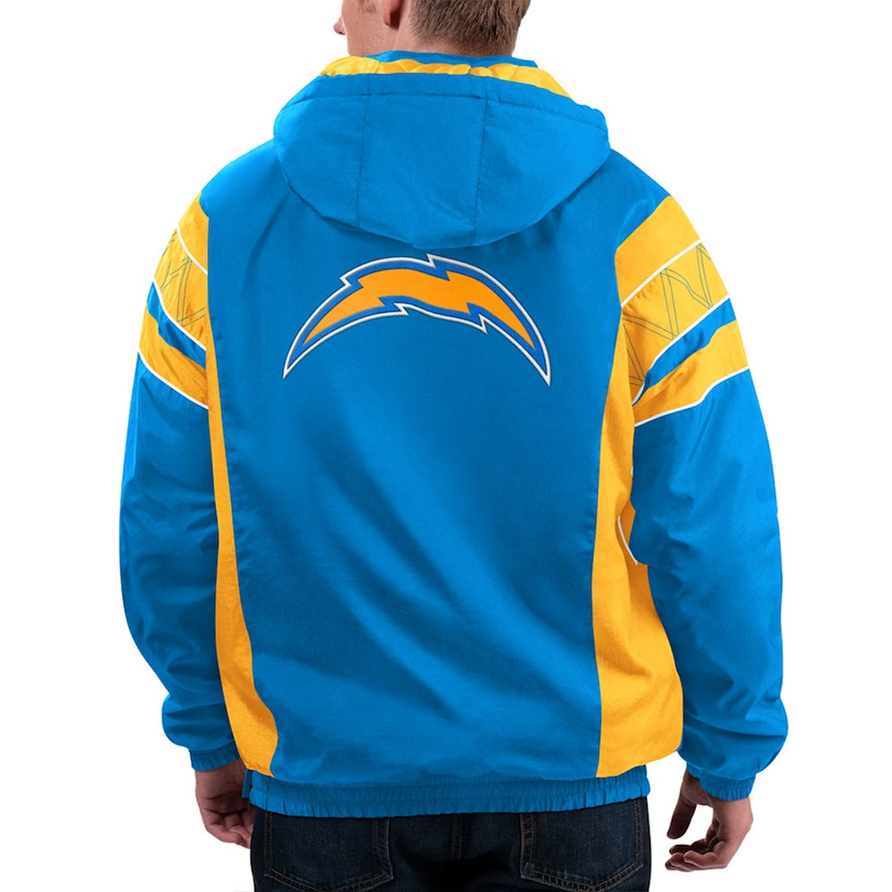 Home Team Los Angeles Chargers Half-Zip Hoodie Jacket - Image 2