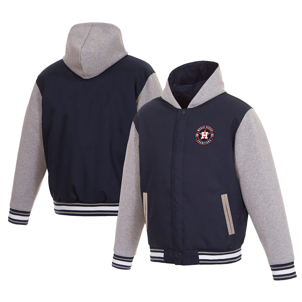 Houston Astros World Series Champions 2022 Navy Hoodie - Image 3
