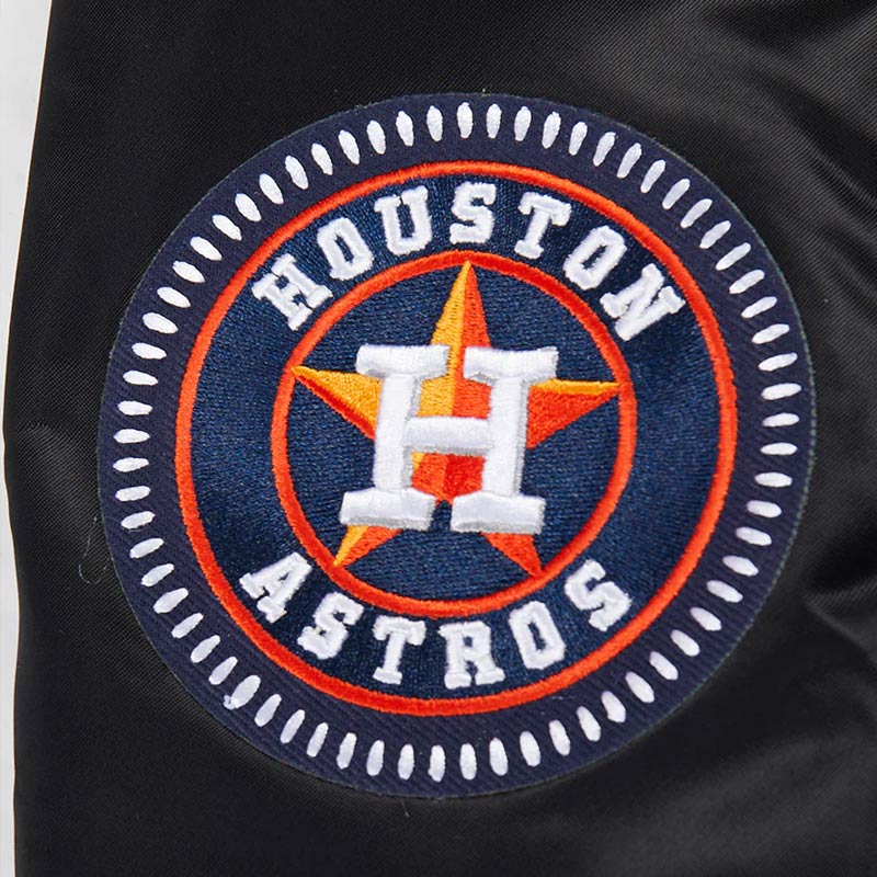 Houston Astros Diy Pick Stitch Classic Rib Satin Jacket - Image 6