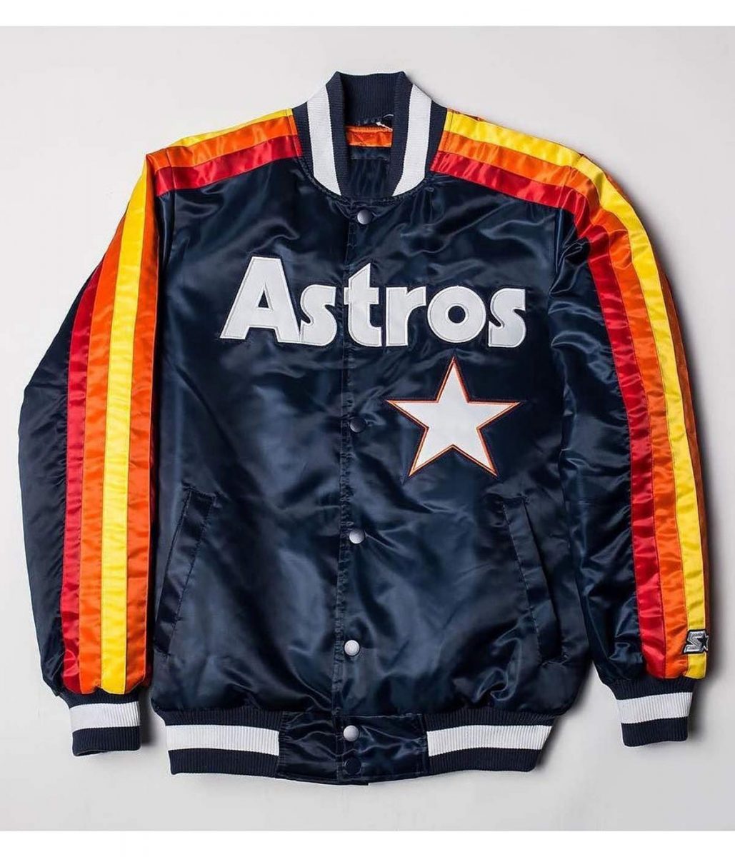 Houston Astros Bomber Blue Jacket