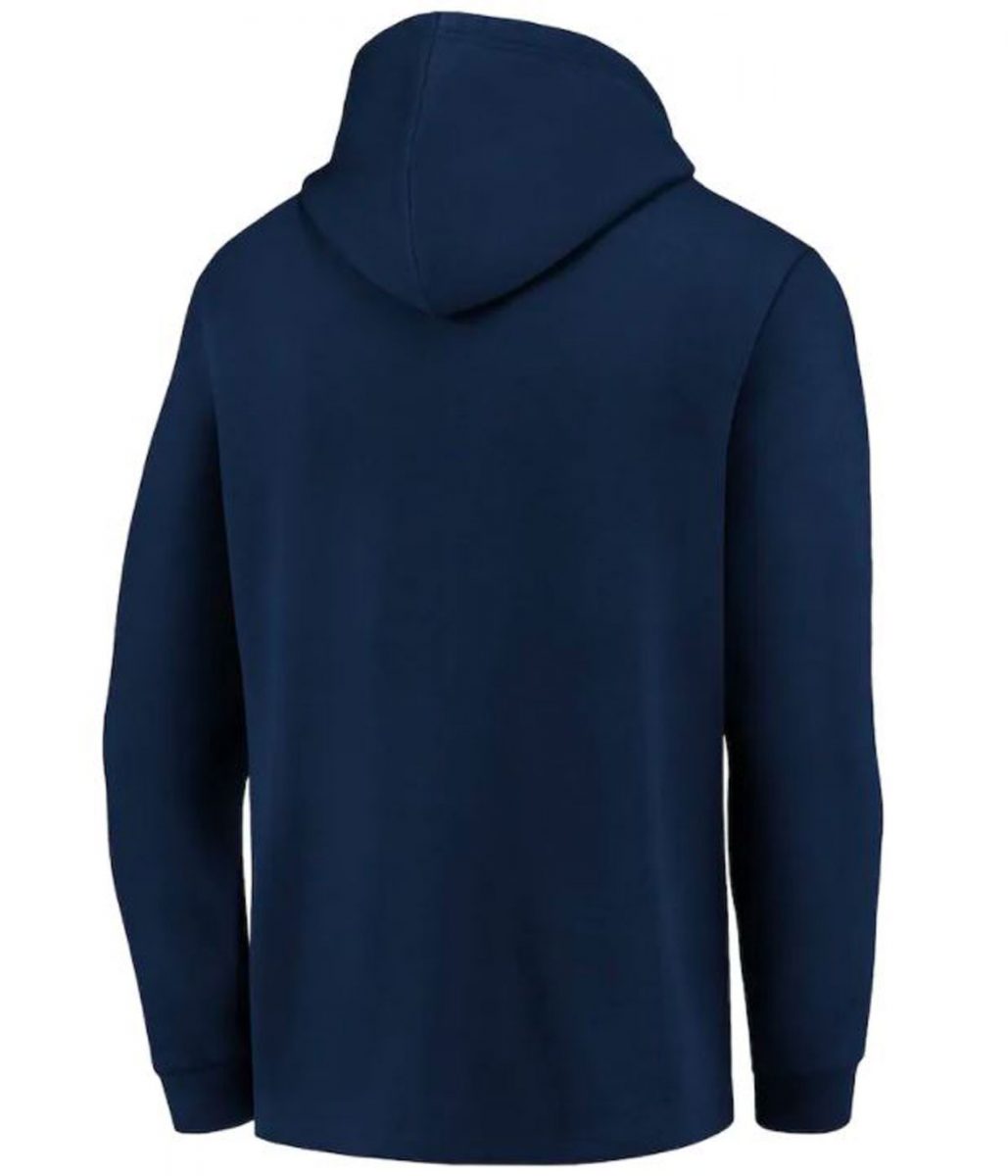 Houston Astros Blue Zip Up Fleece Hoodie - Image 2