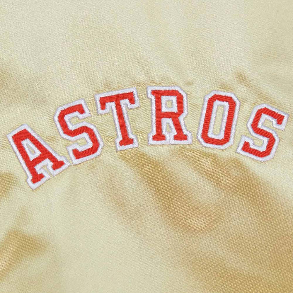 Houston Astros Team OG 2.0 Gold Satin Jacket - Image 3