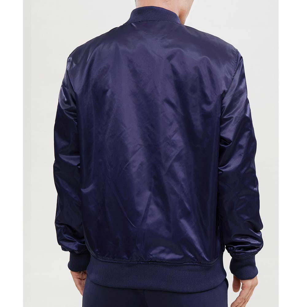 Wordmark Houston Astros Bomber Satin Jacket - Image 3