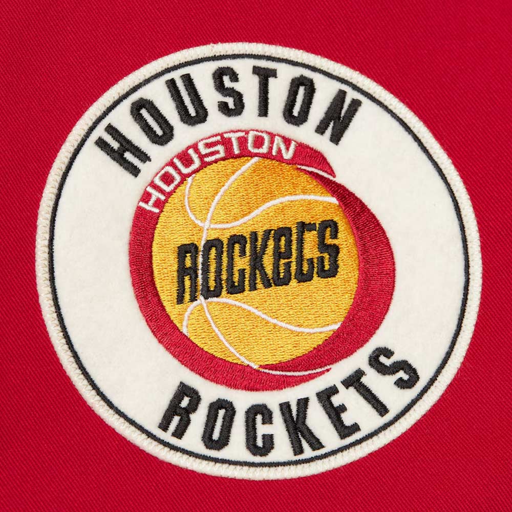 Houston Rockets Red Cotton Twill Jacket - Image 3