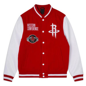 Houston Rockets Varsity Red Jacket