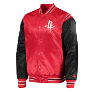 The Enforcer Houston Rockets Red and Black Jacket