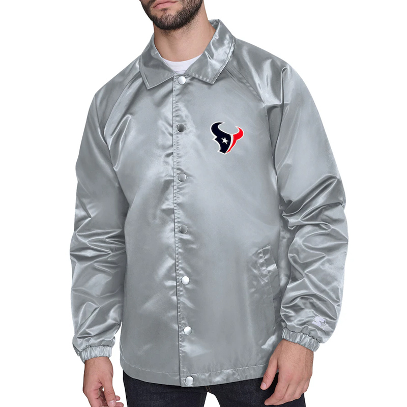 Houston Texans Retro Logo Coaches Jacket - Image 3