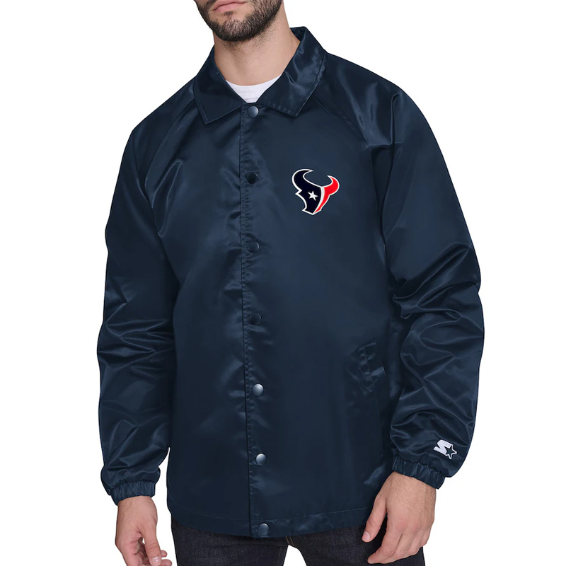 Houston Texans Retro Logo Coaches Jacket