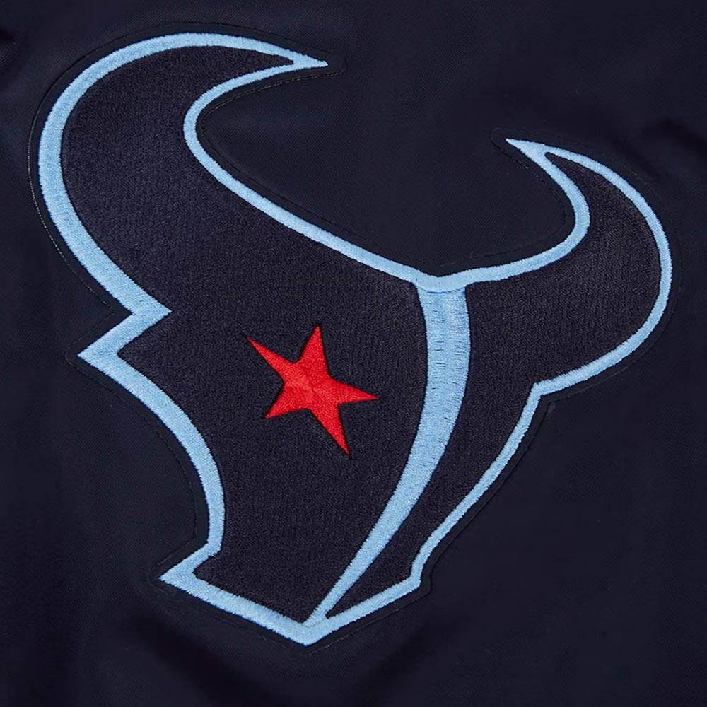 Houston Texans H-Town Navy Satin Jacket - Image 6