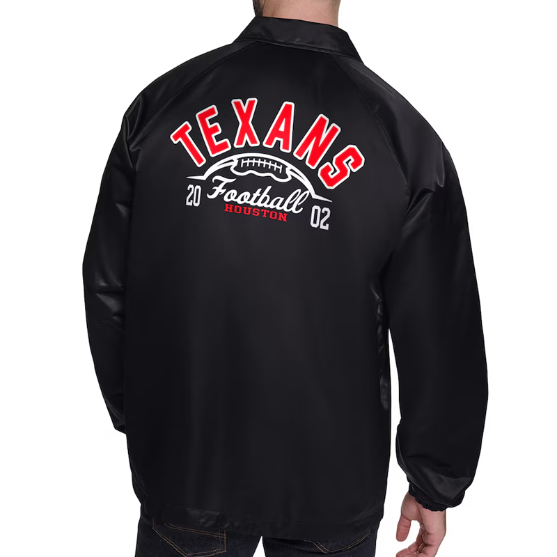 Houston Texans Retro Logo Coaches Jacket - Image 5