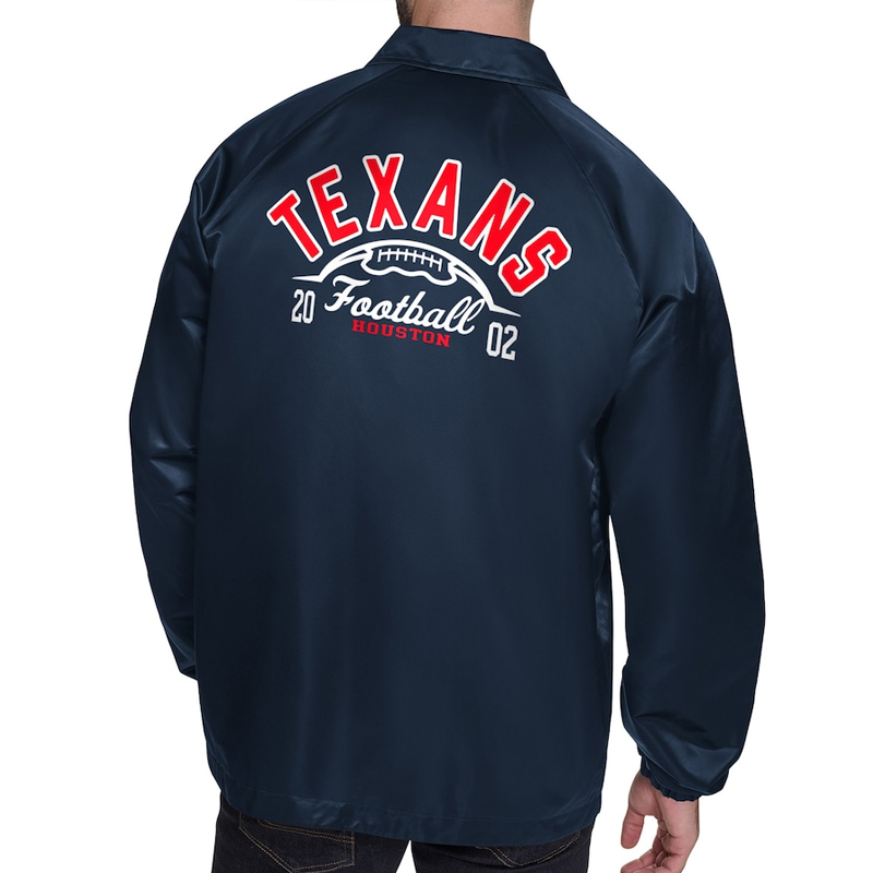 Houston Texans Retro Logo Coaches Jacket - Image 4