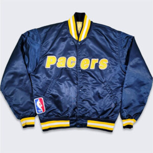 80's Indiana Pacers Navy Bomber Jacket
