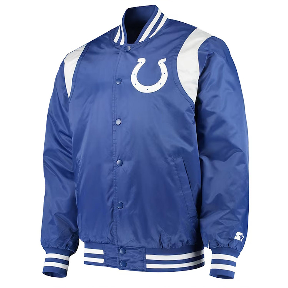 Indianapolis Colts Prime Time Royal and White Jacket