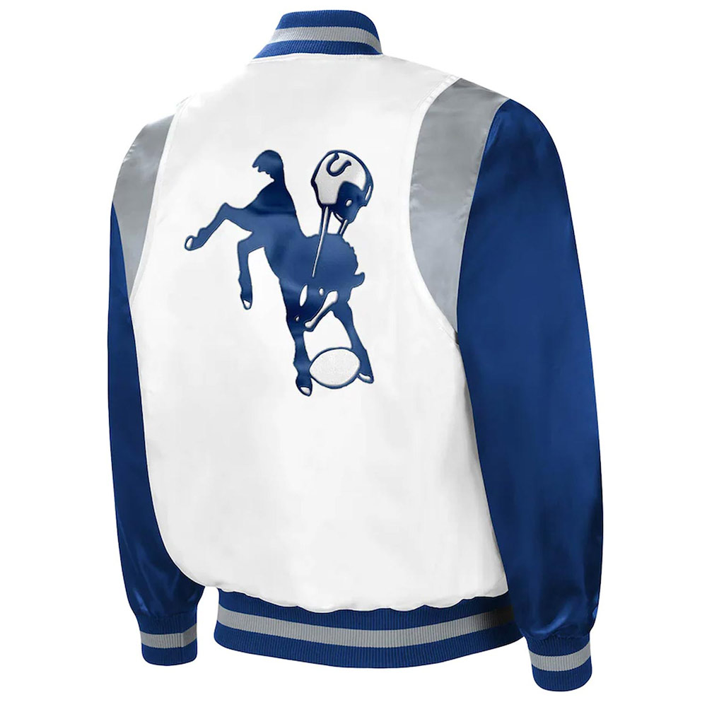 Indianapolis Colts The All-American Full-Snap Retro Jacket - Image 2