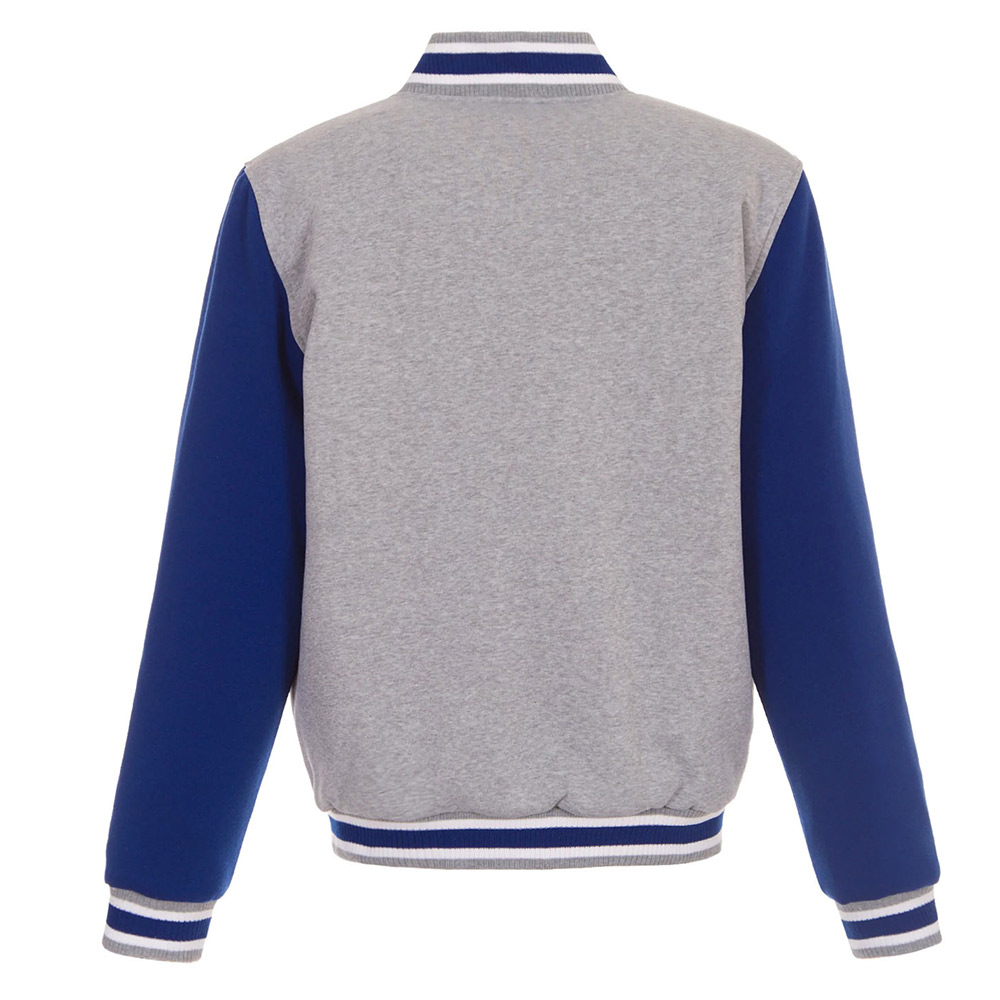 Indianapolis Colts Varsity Royal and Gray Wool Jacket - Image 2