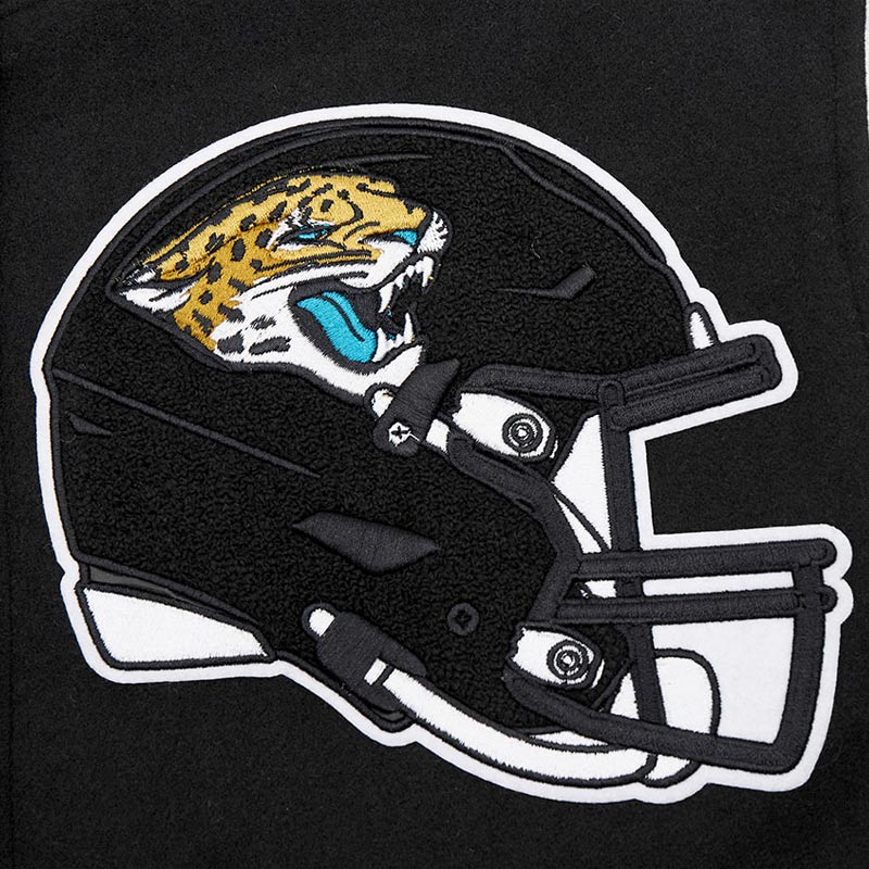 Jacksonville Jaguars Mashup Rib Varsity Wool/Leather Jacket - Image 6