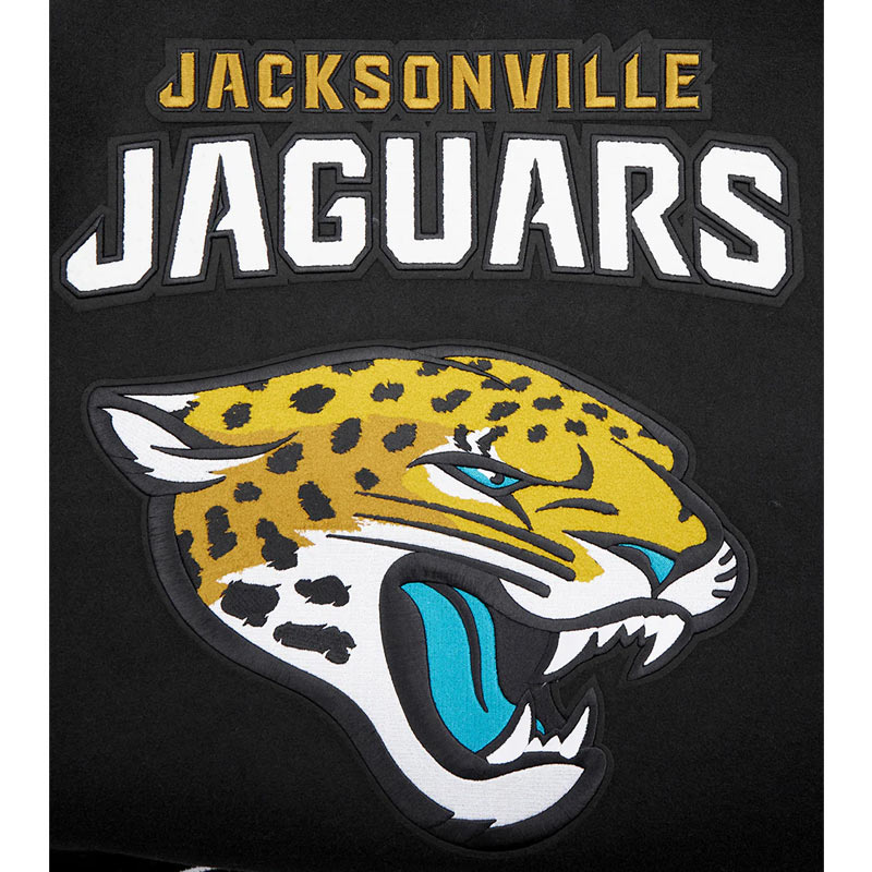 Jacksonville Jaguars Mashup Rib Varsity Wool/Leather Jacket - Image 7