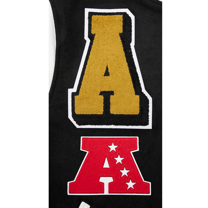 Jacksonville Jaguars Mashup Rib Varsity Wool/Leather Jacket - Image 8