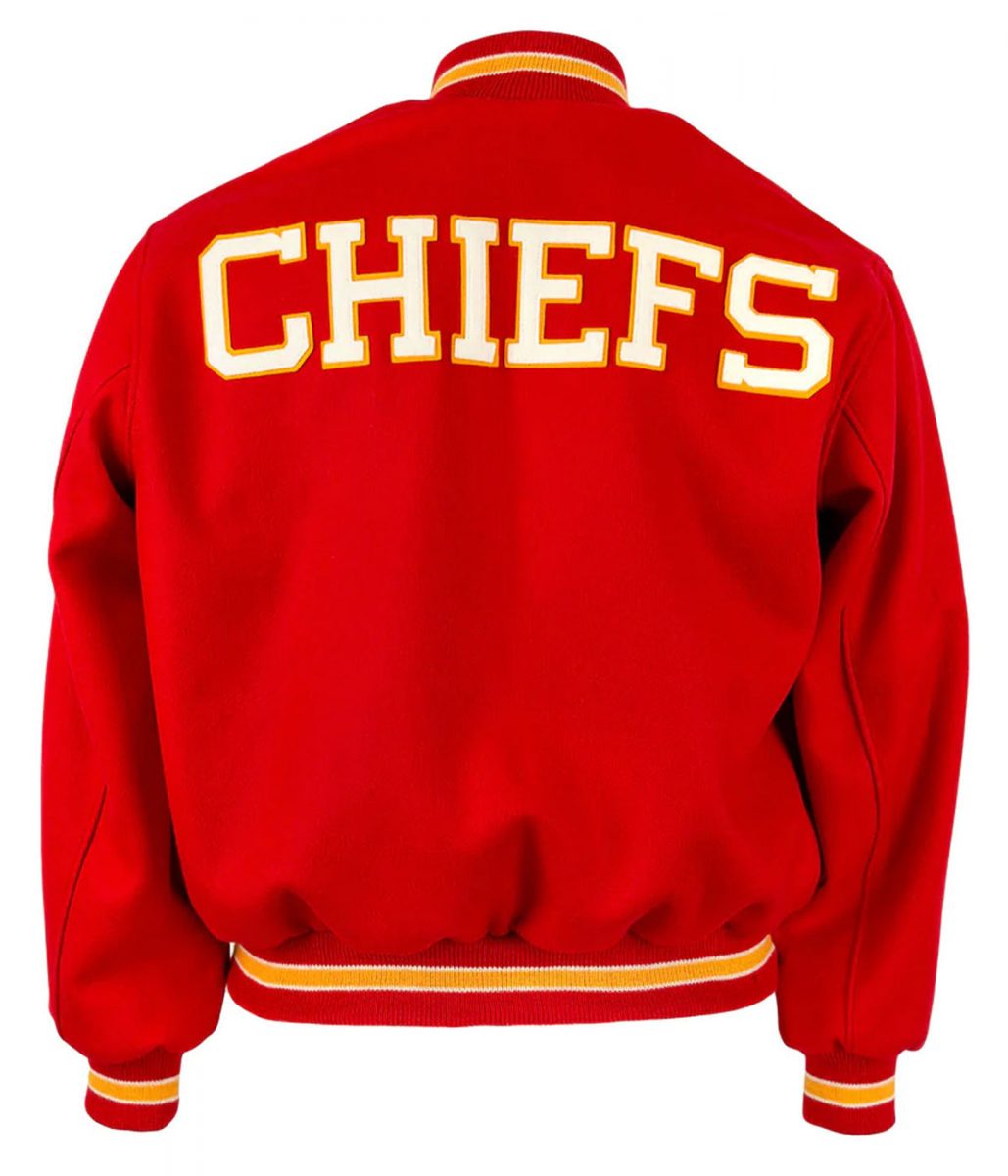 Varsity Kansas City Chiefs 1969 Red Wool Jacket - Image 2