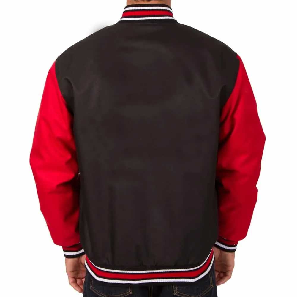 Kansas City Chiefs Poly Black and Red Jacket - Image 2