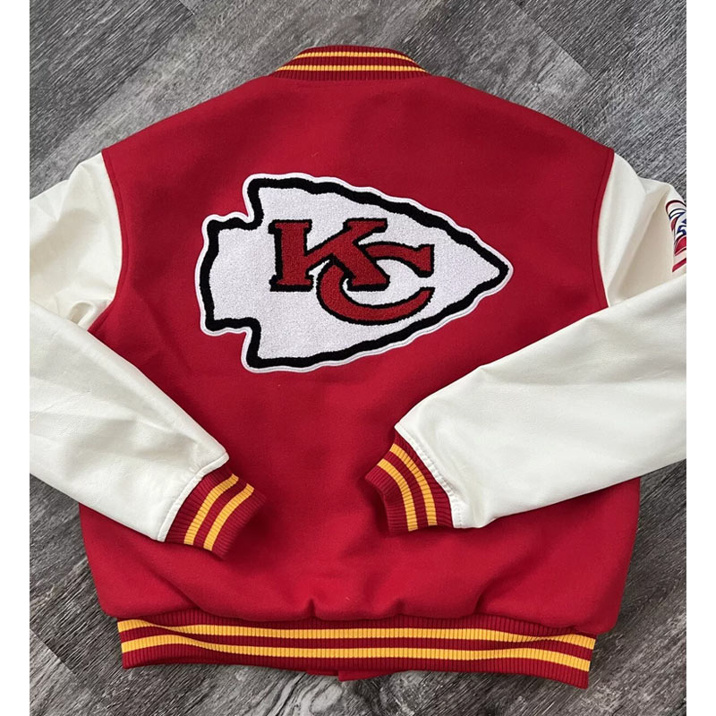 Kansas City Chiefs Thick Letterman Jacket - Image 2