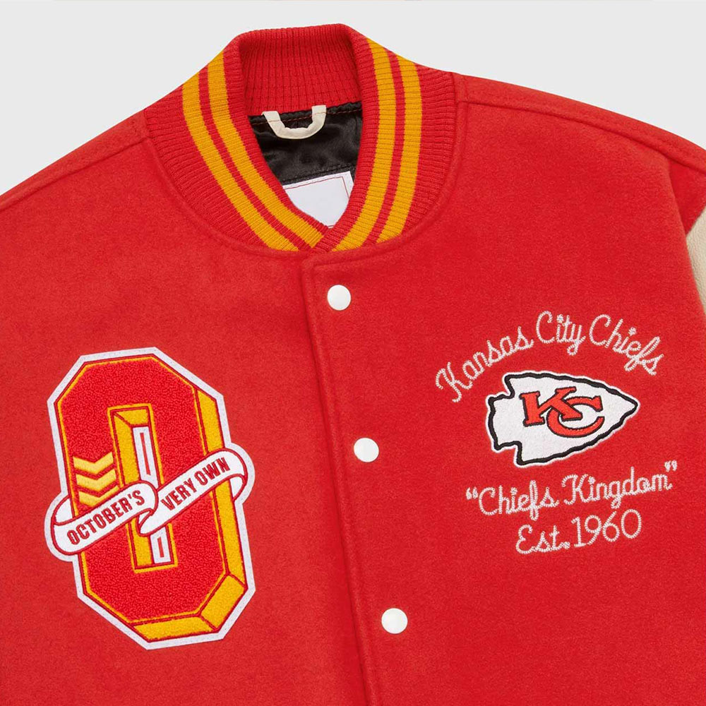 OVO Kansas City Chiefs Varsity Jacket - Image 6