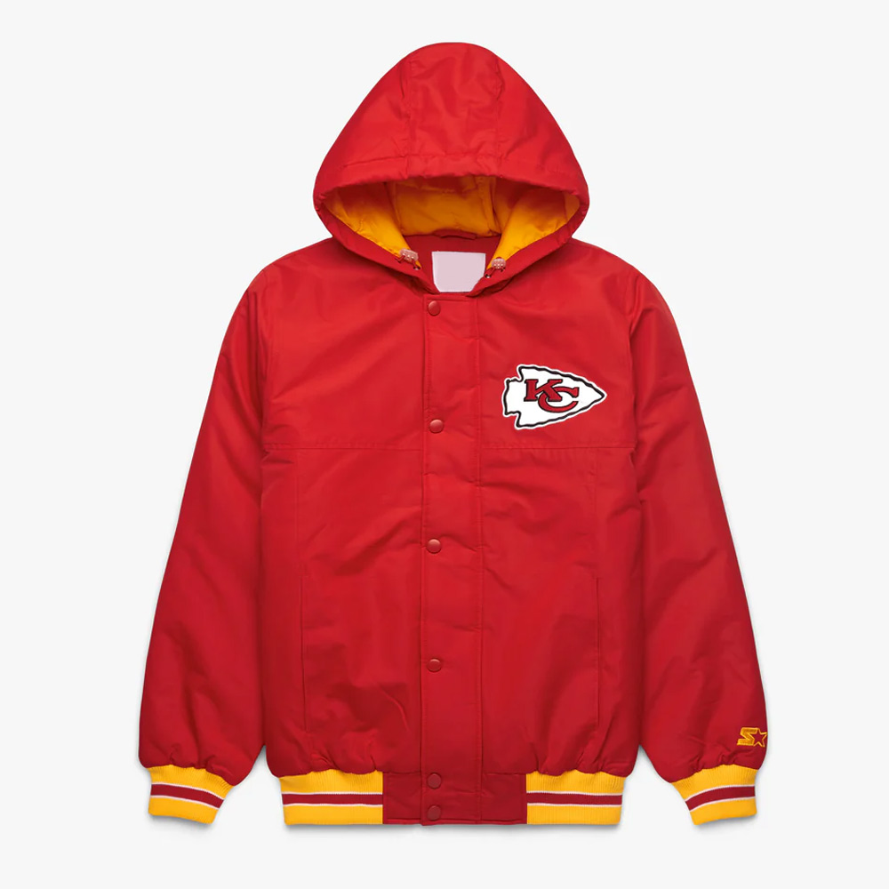 Kansas City Chiefs Red Hooded Jacket