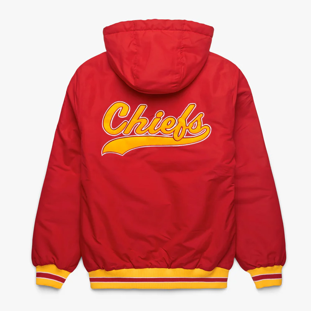 Kansas City Chiefs Red Hooded Jacket - Image 2