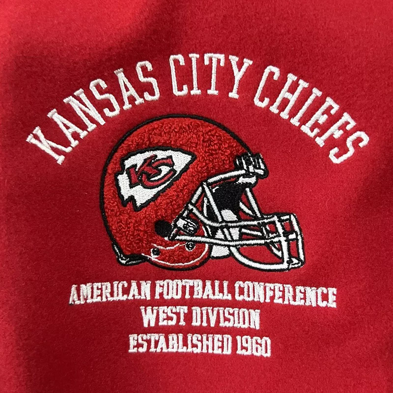 Kansas City Chiefs Thick Letterman Jacket - Image 3