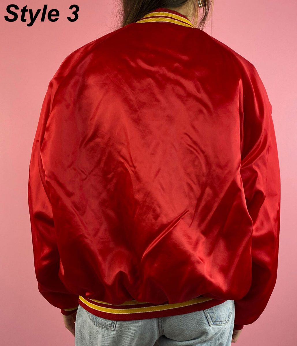 Kansas City Chiefs Satin Bomber Red Jacket - Image 6
