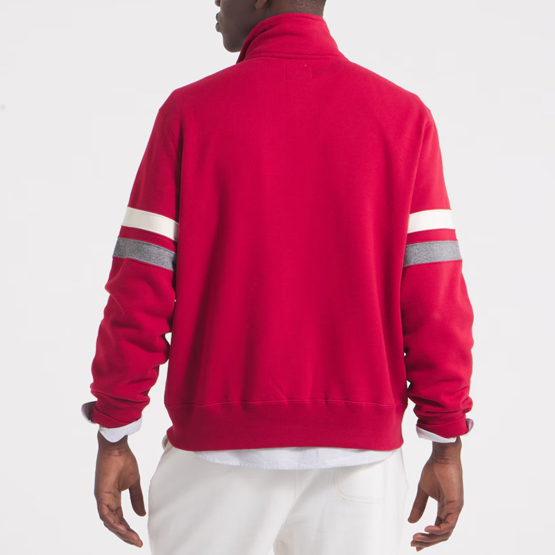 Kansas City Chiefs Red Striped Fleece Jacket - Image 2
