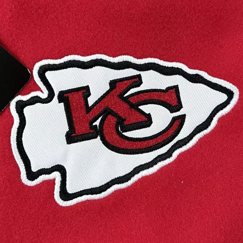 Kansas City Chiefs Thick Letterman Jacket - Image 4