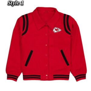Kansas City Chiefs Sport Night Teddy Varsity Jacket