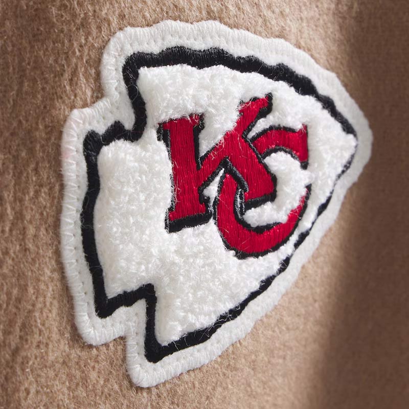 Kansas City Chiefs Teddy Varsity Wool Jacket - Image 4