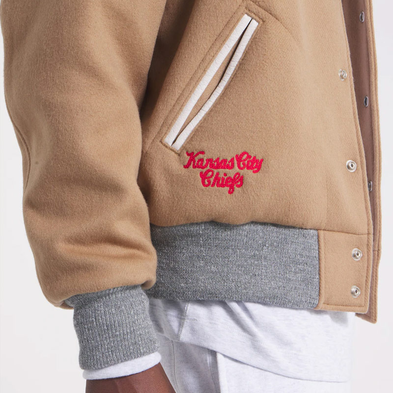 Kansas City Chiefs Teddy Varsity Wool Jacket - Image 5