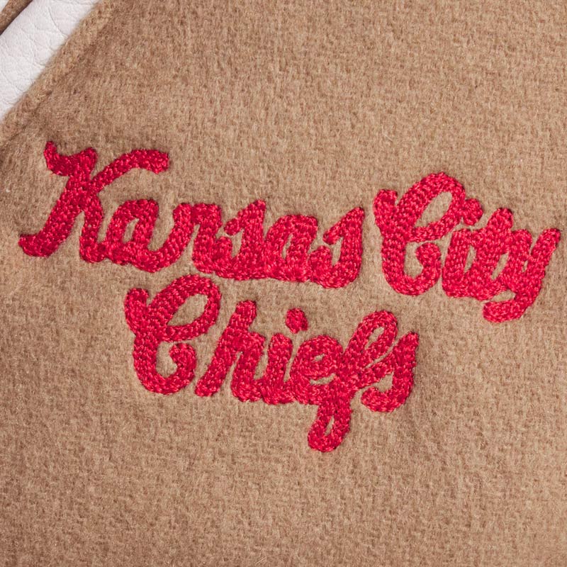 Kansas City Chiefs Teddy Varsity Wool Jacket - Image 6
